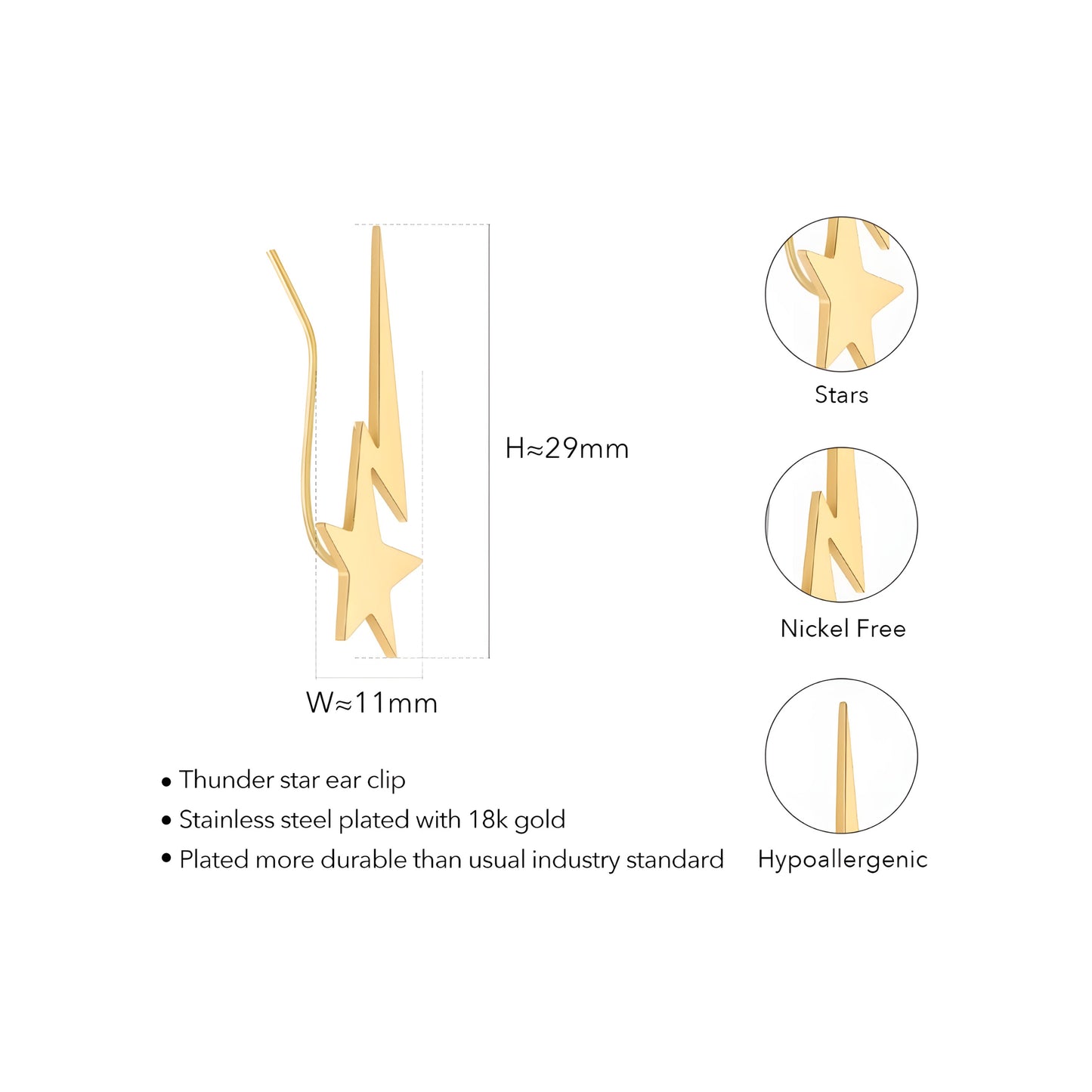 BEHI POLARIS EARRINGS