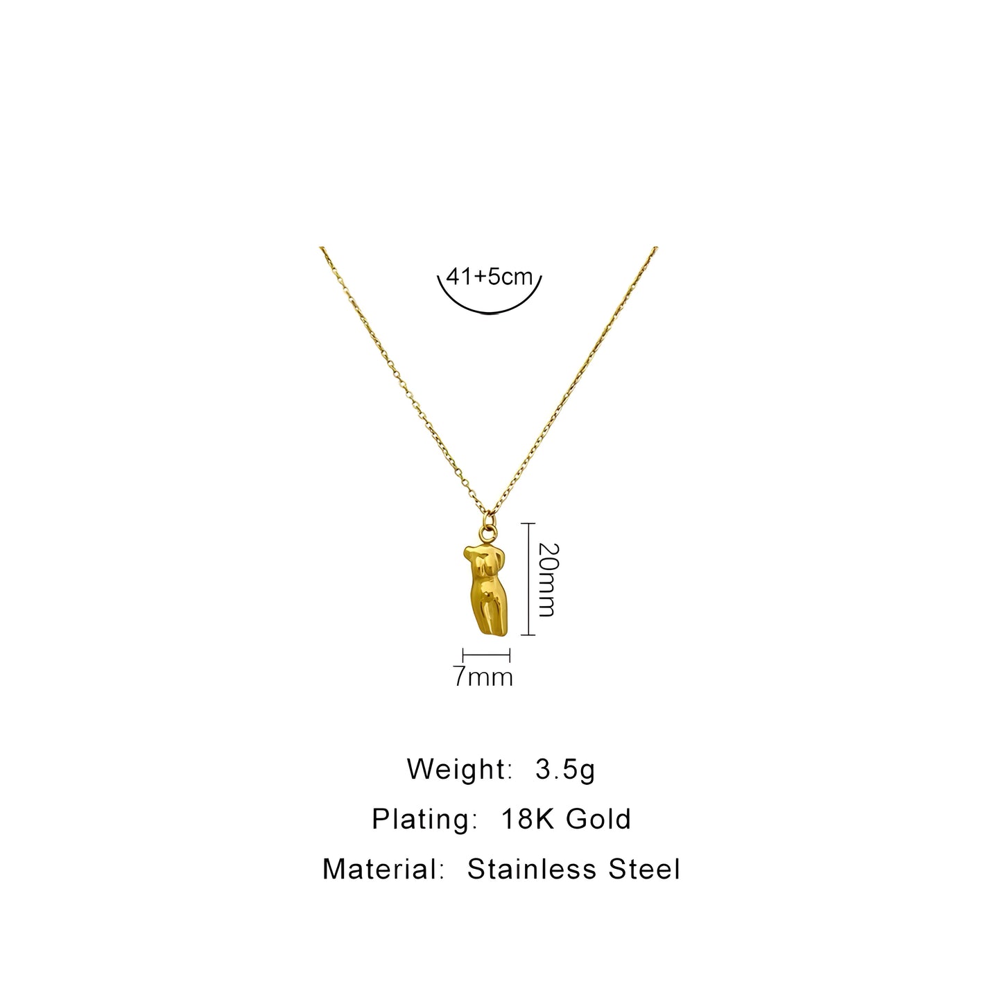 BEHI MANNEQUIN NECKLACE