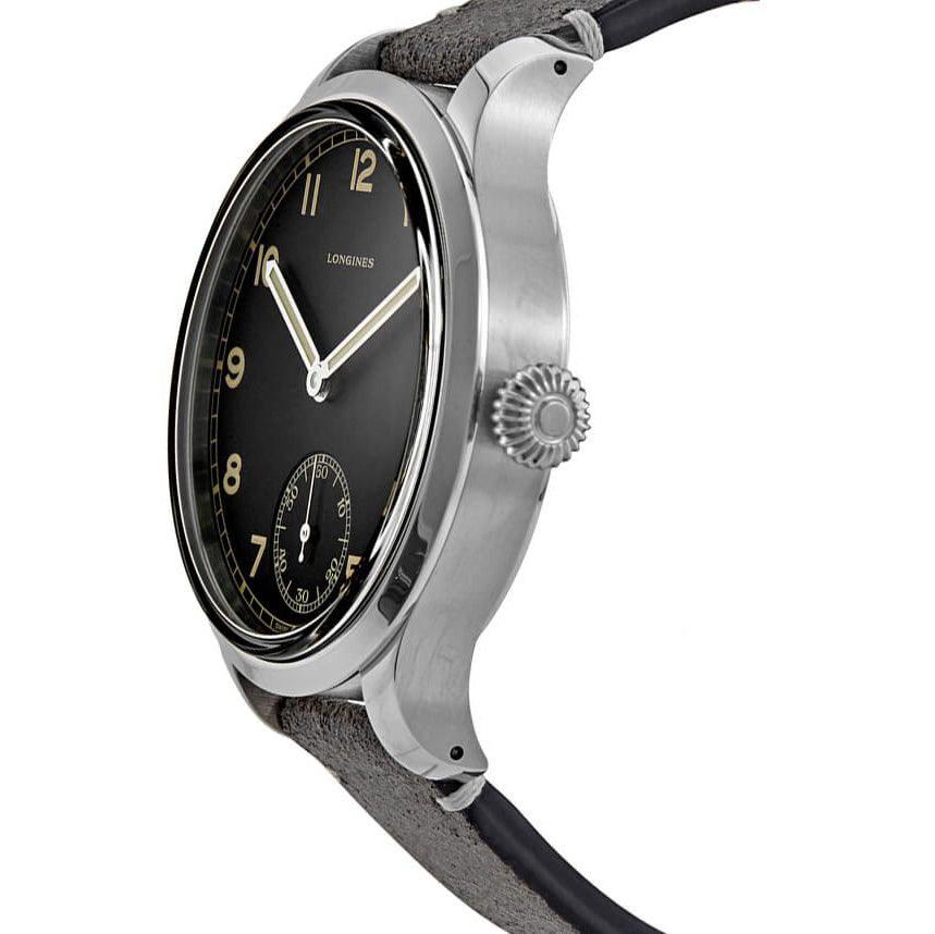 Longines orologio uomo Heritage Military 43mm acciaio carica manuale L2.826.4.53.2