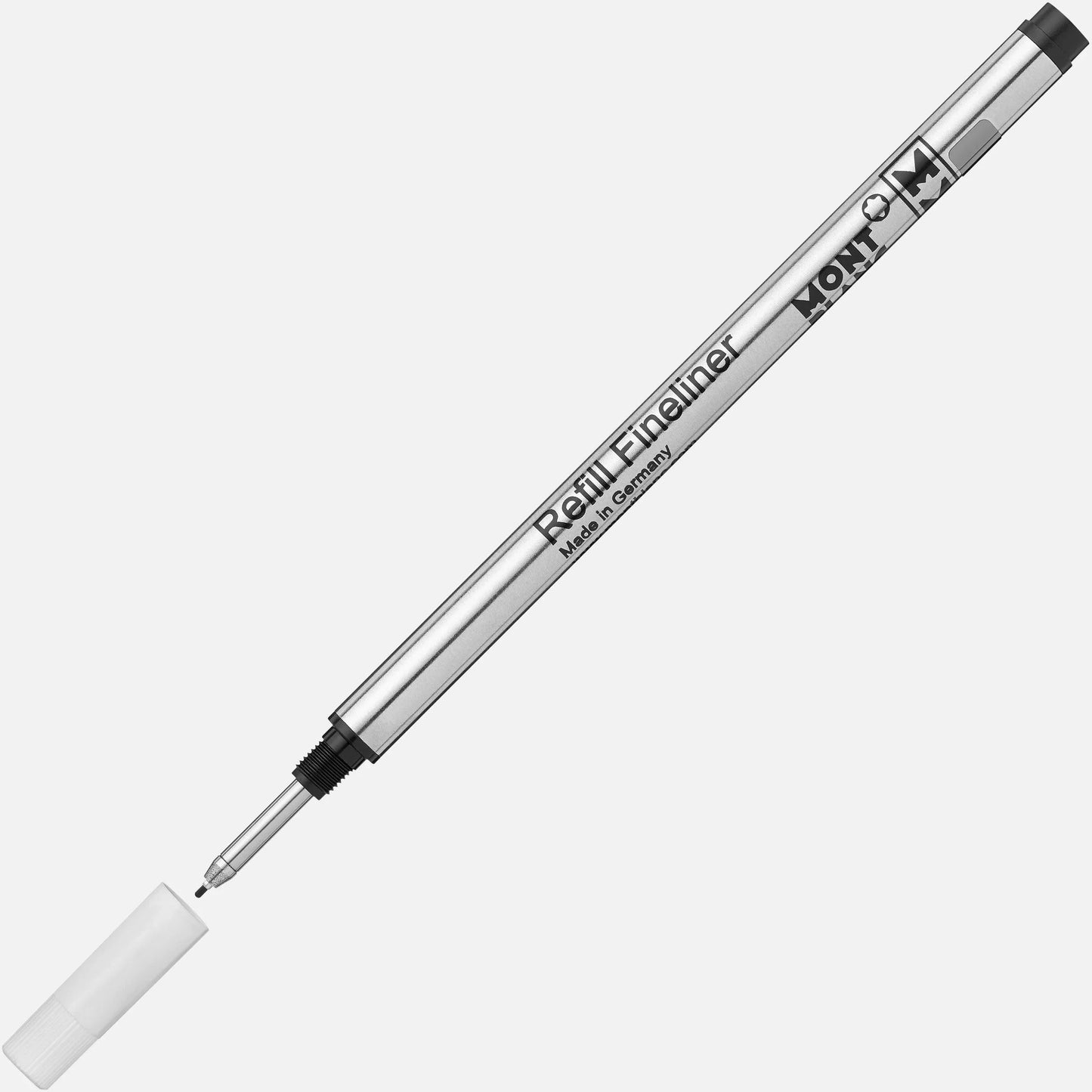 Montblanc 2 refill per fineliner punta M Mystery Black nero 128246
