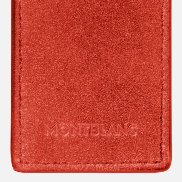 Montblanc astuccio 2 strumenti da scrittura Meisterstück corallo 198355