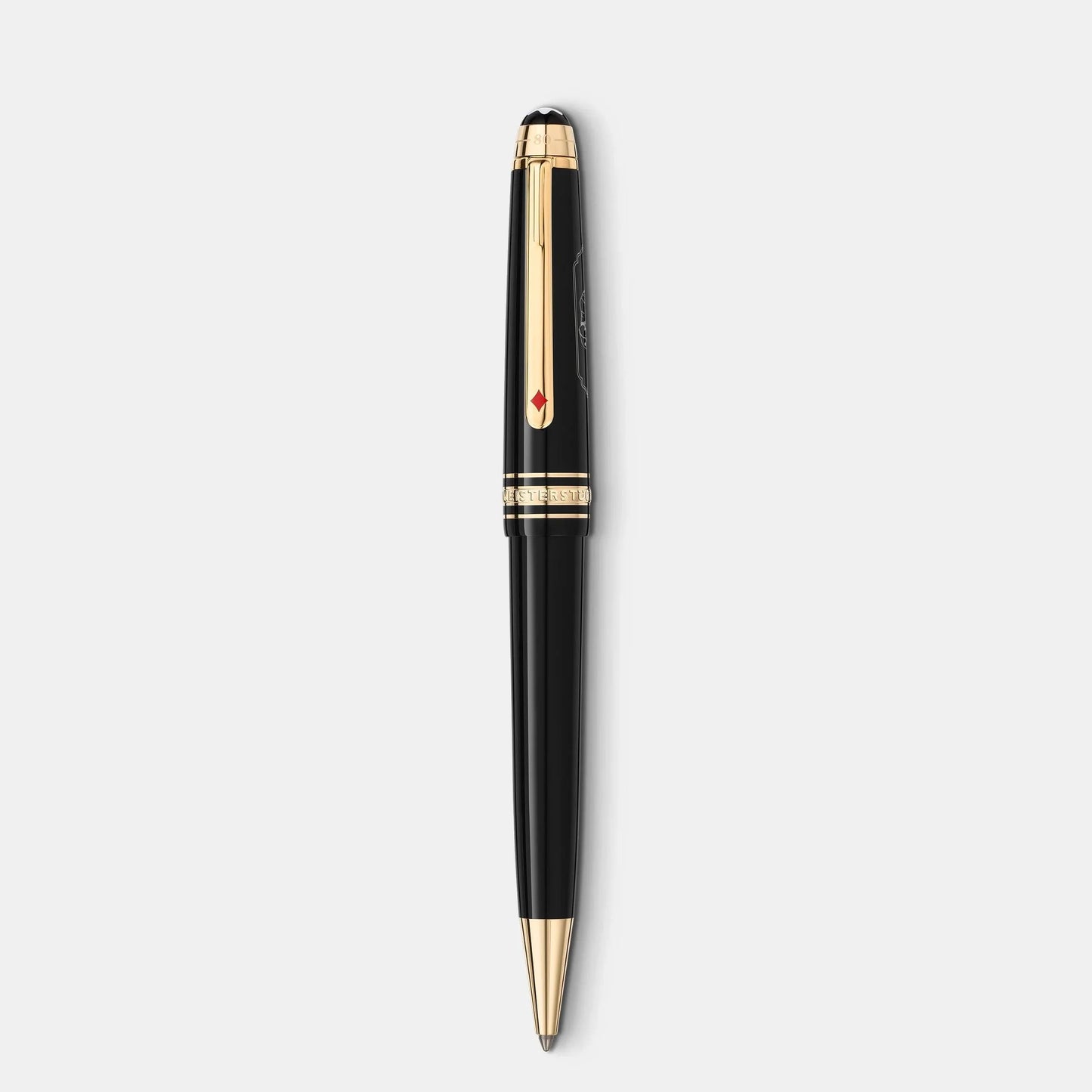 Montblanc penna a sfera Midsize Meisterstück Around the World in 80 Days grigio scuro 128380
