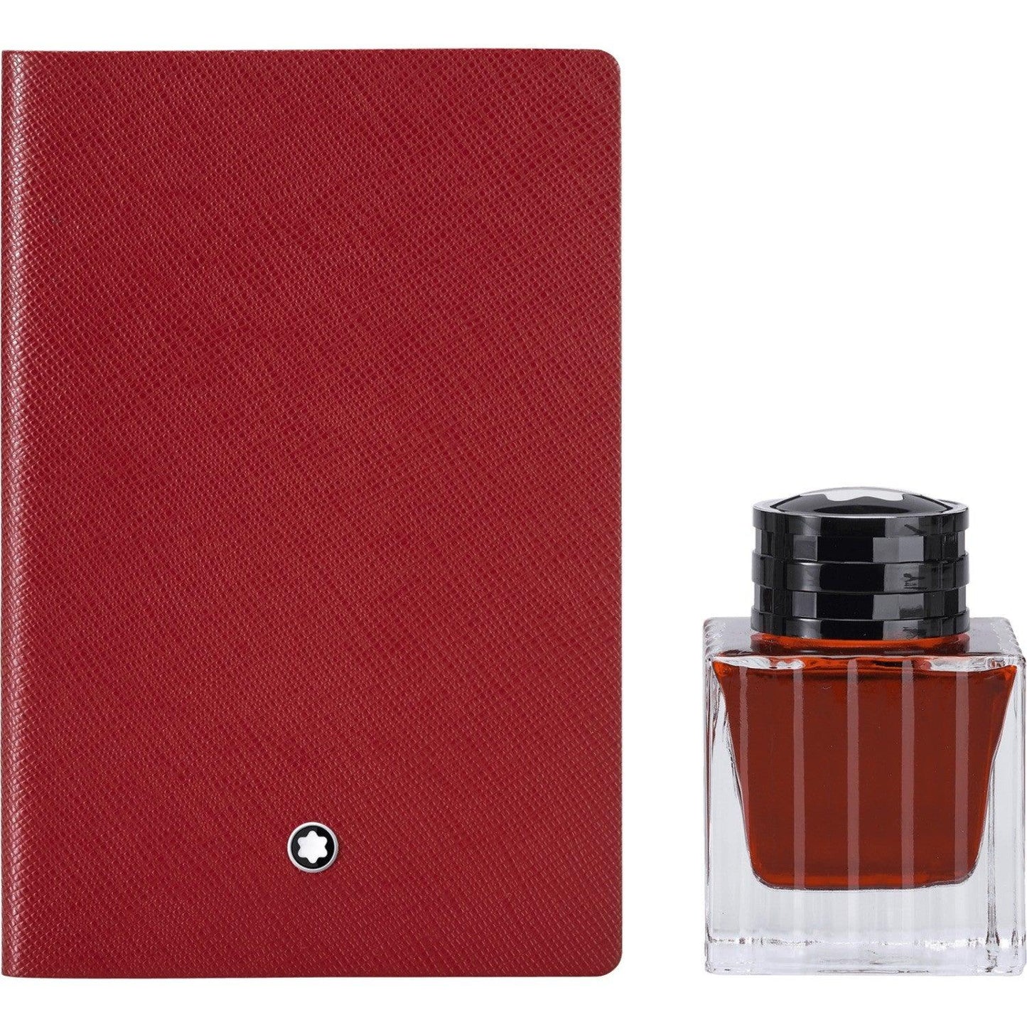 Montblanc Set blocco note notebook 147 a righe e inchiostro Red ( rosso ) 50 ml 117597