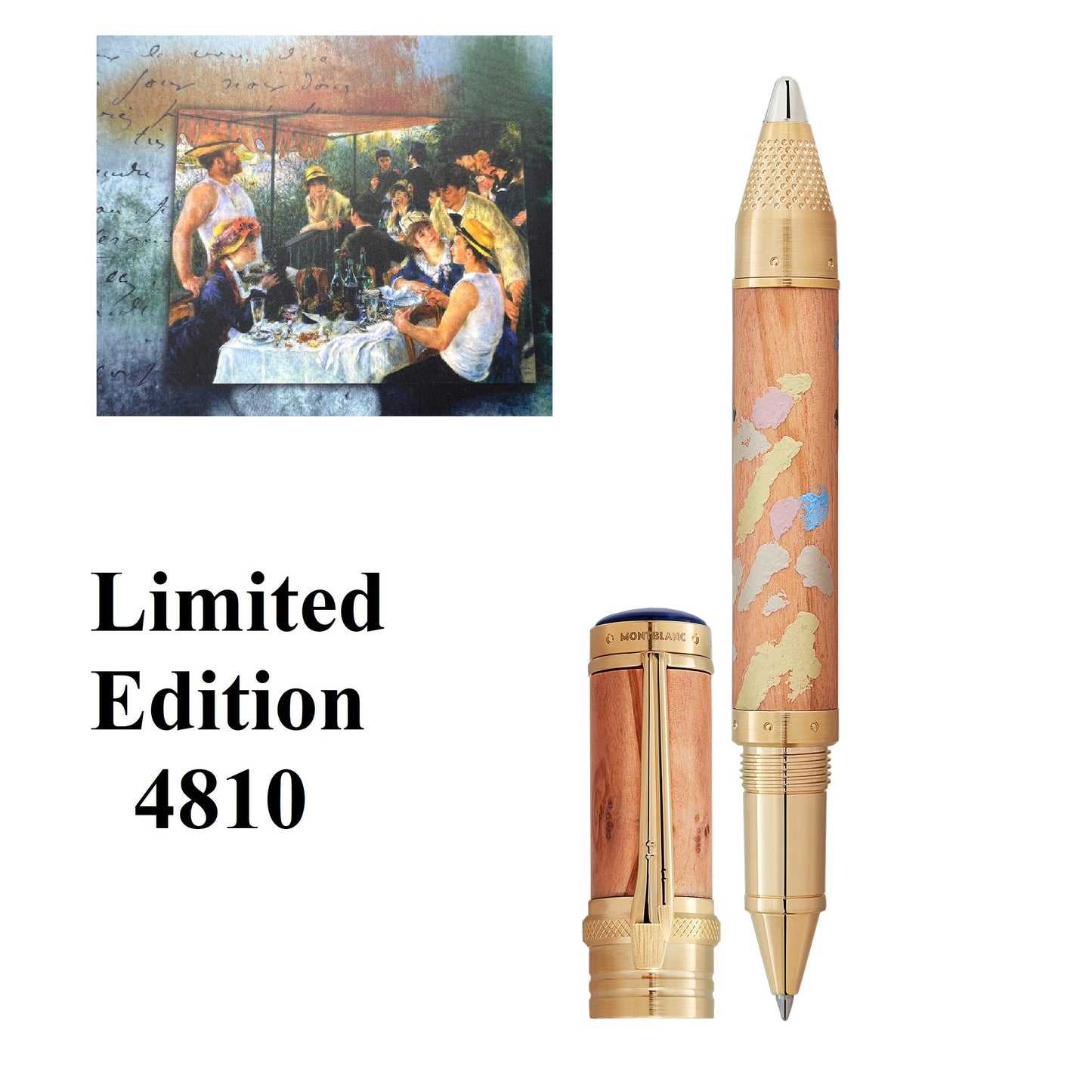 Montblanc penna roller Masters of Art Homage to Pierre-Auguste Renoir Limited Edition 4810 pezzi 132032