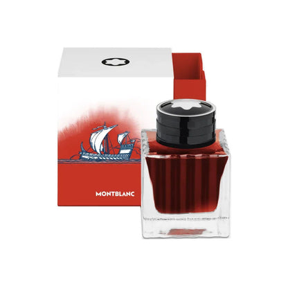 Montblanc boccetta d'inchiostro 50ml Meisterstück x Olympic Heritage Paris 1924 rosso 132952