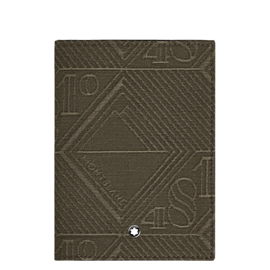 Montblanc custodia per passaporto 4810 kaki verde 220265