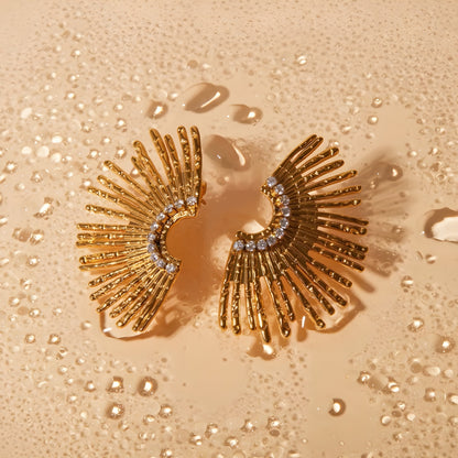 BEHI INDIGAMOND EARRINGS