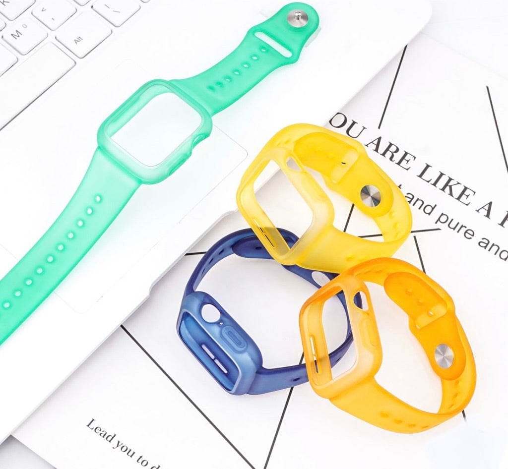 Cinturini + copri cassa FLEXY per Apple Watch IWatch