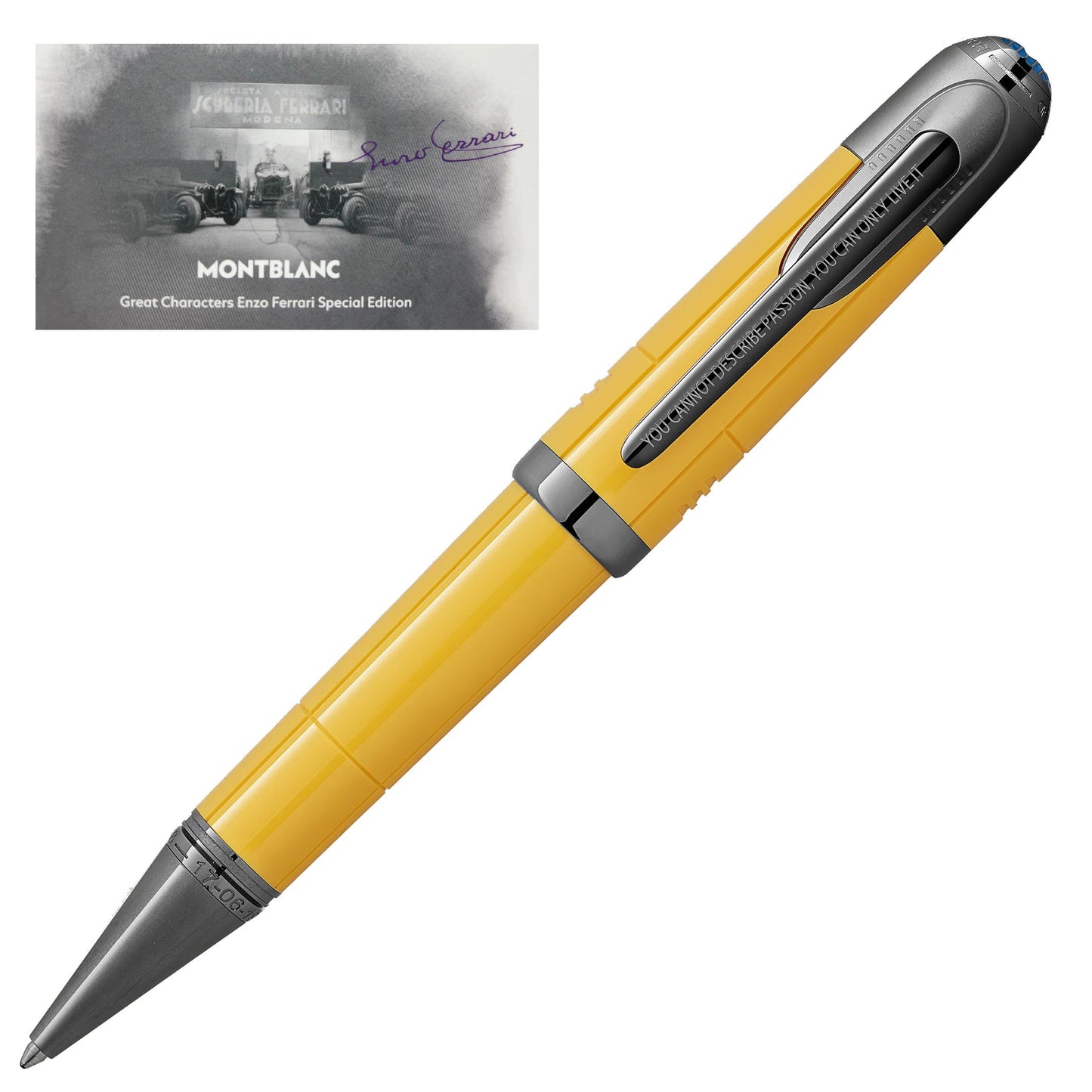Montblanc sfera Great Characters Enzo Ferrari Special Edition Giallo Modena 130663