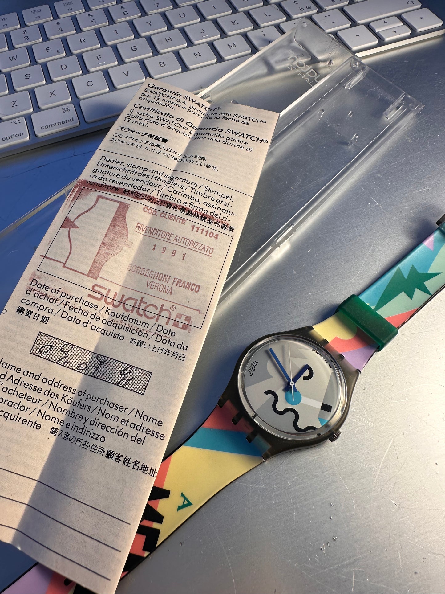 Swatch GM103 Cosmesis by A. Mendini
