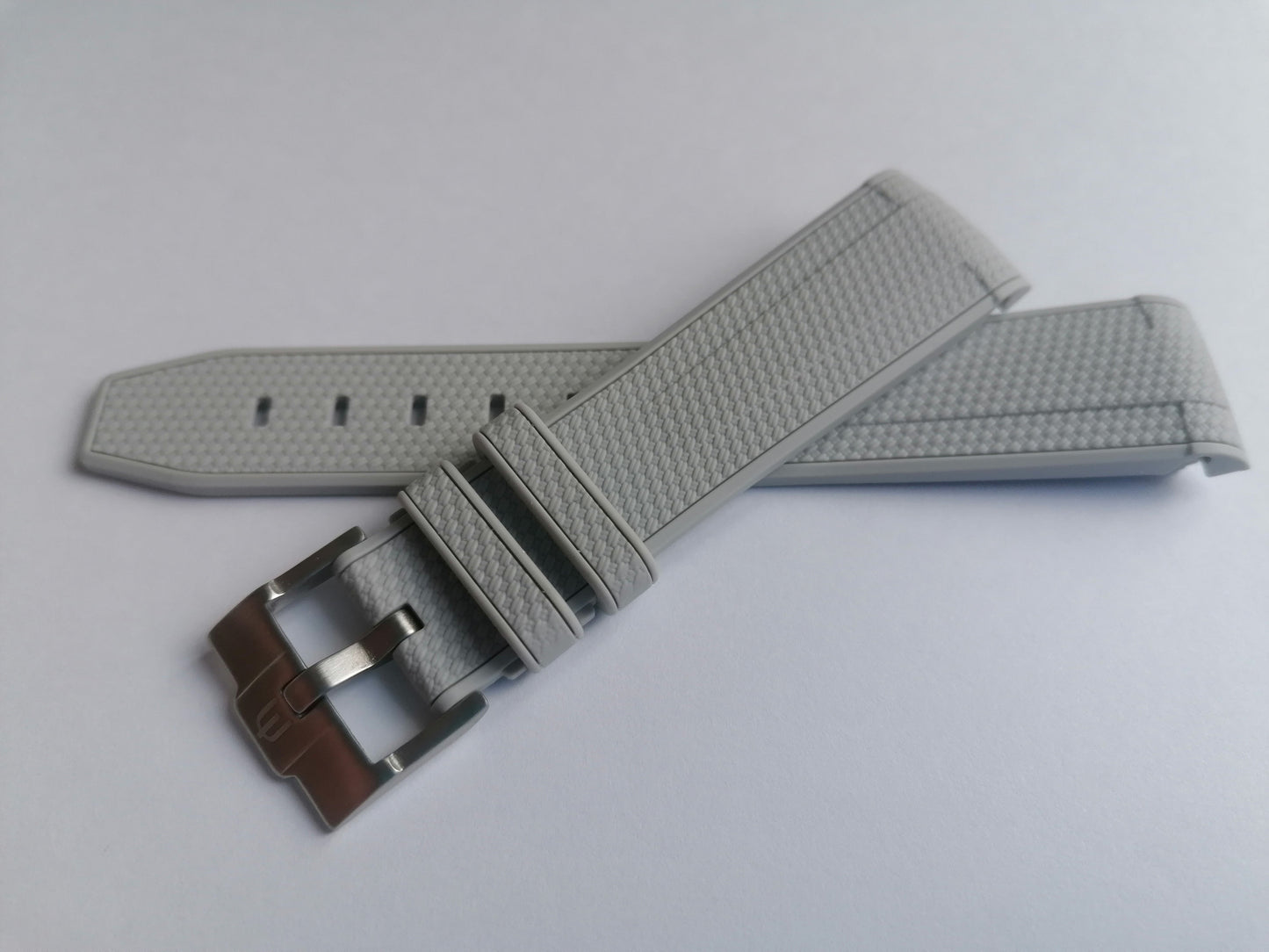 Cinturini silicone avvolgenti CARBON da 20mm per Omega x Swatch