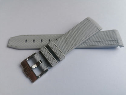 Cinturini silicone avvolgenti CARBON da 20mm per Omega x Swatch