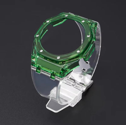 Cinturino KA2100 trasparente con cassa colorata per GShock2100