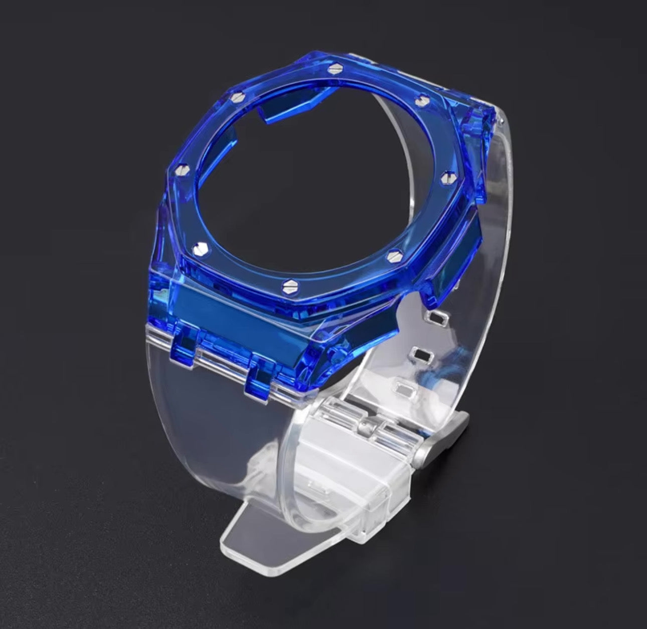 Cinturino KA2100 trasparente con cassa colorata per GShock2100