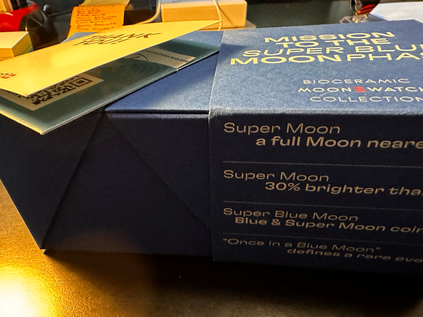 Orologio OmegaxSwatch Super Blue Moonphase Edizione Limitata S033N700