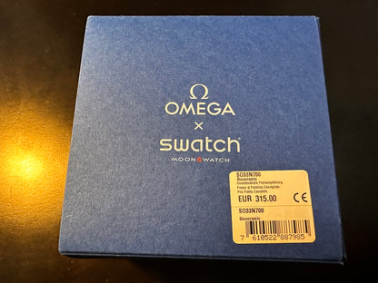 Orologio OmegaxSwatch Super Blue Moonphase Edizione Limitata S033N700