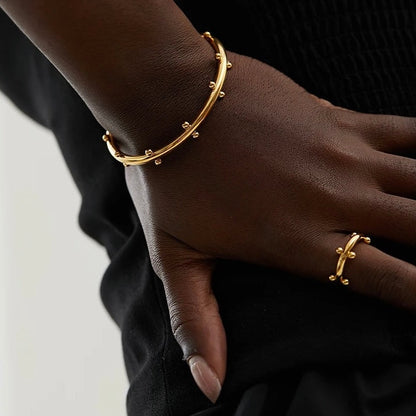 BEHI FLORELLE BRACELET & RING SET