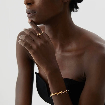 BEHI FLORELLE BRACELET & RING SET