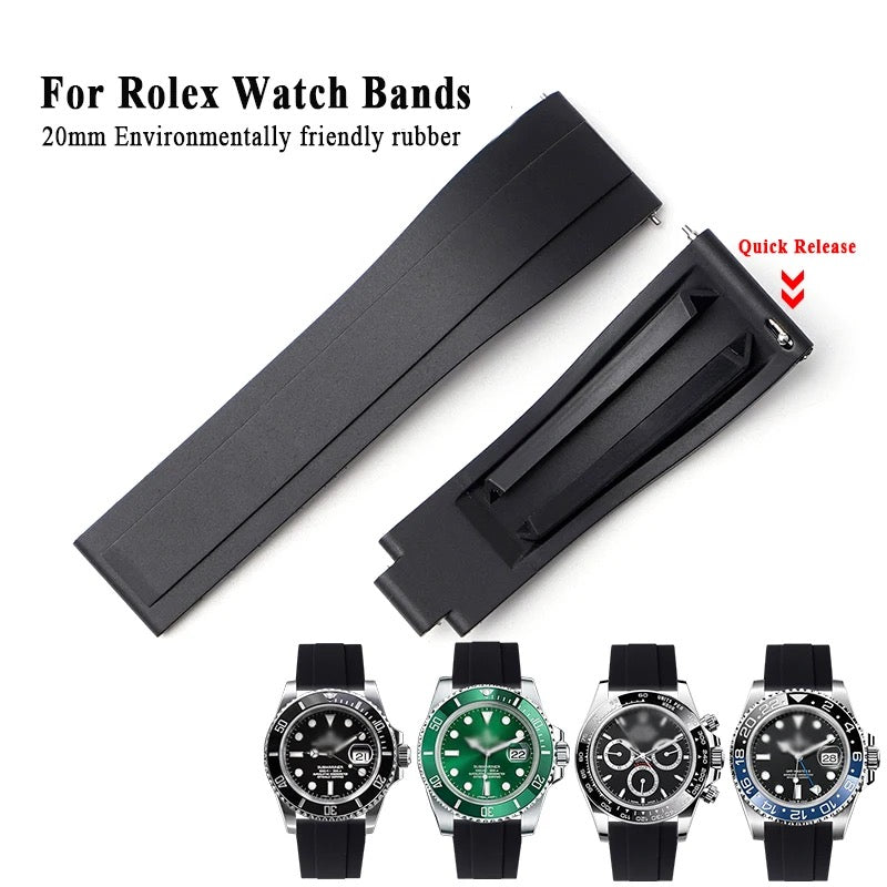 Cinturini BOLEX DRITTI con aggancio rapido (esempio per Rolex)