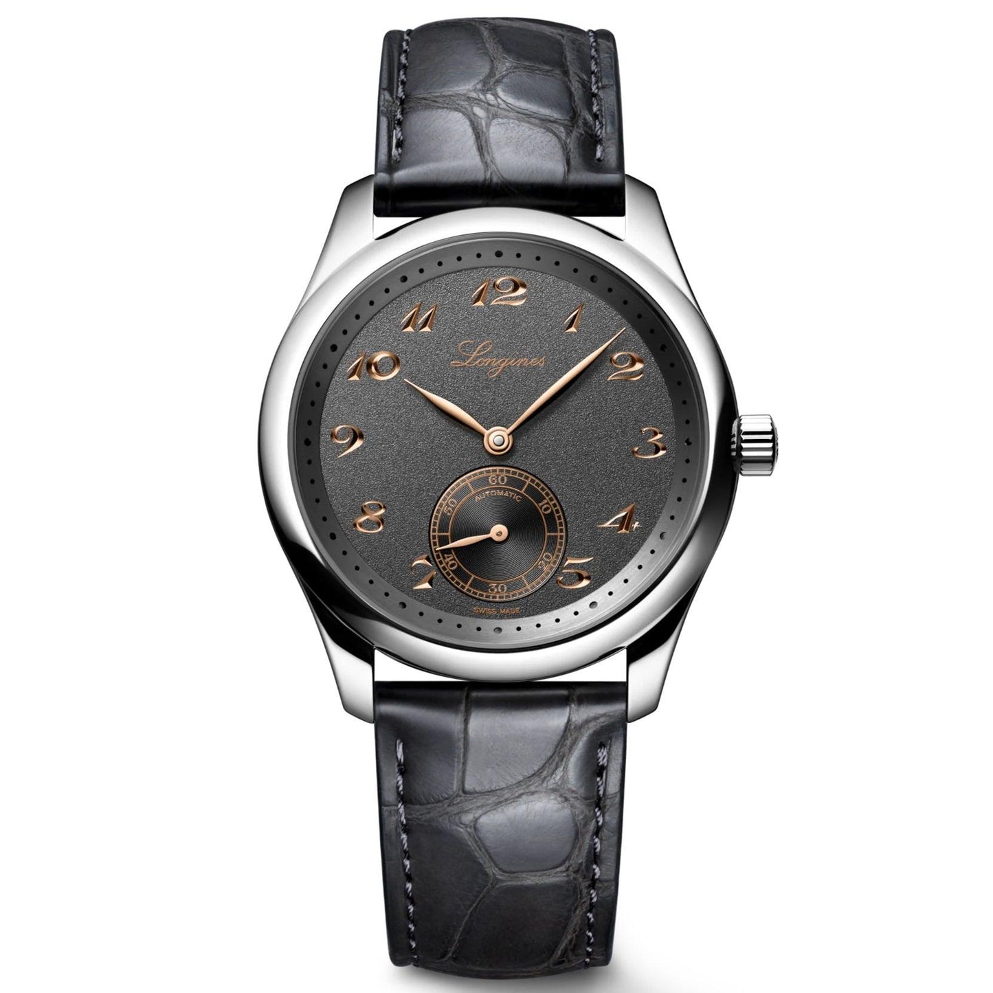 Longines orologio Master Collection 38mm antracite automatico acciaio L2.843.4.63.2