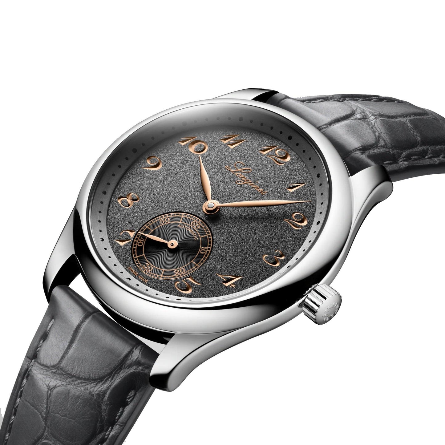 Longines orologio Master Collection 38mm antracite automatico acciaio L2.843.4.63.2