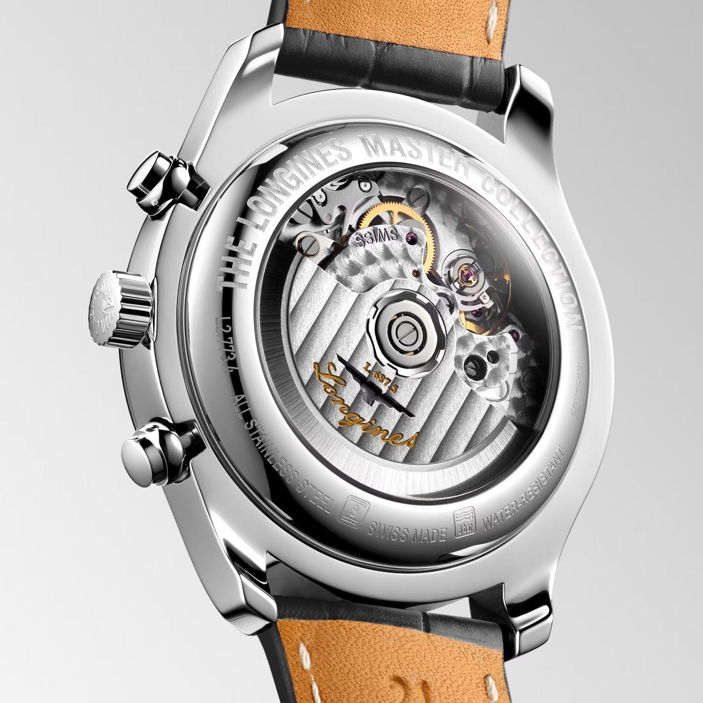 Longines orologio Master Collection 42mm antracite automatico acciaio L2.773.4.61.2