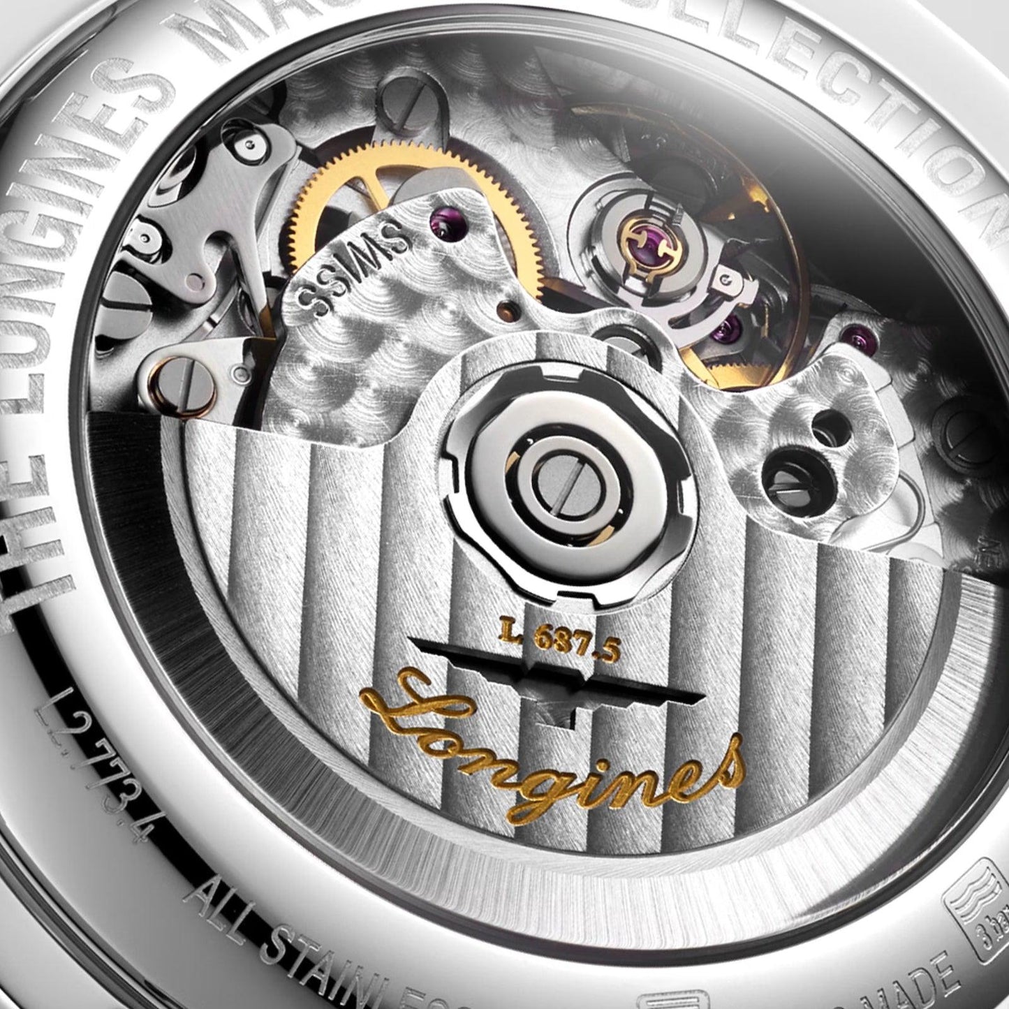 Longines orologio Master Collection 42mm antracite automatico acciaio L2.773.4.61.2