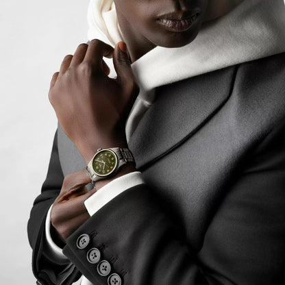 Longines orologio Spirit 42mm verde matt automatico acciaio L3.811.4.03.6