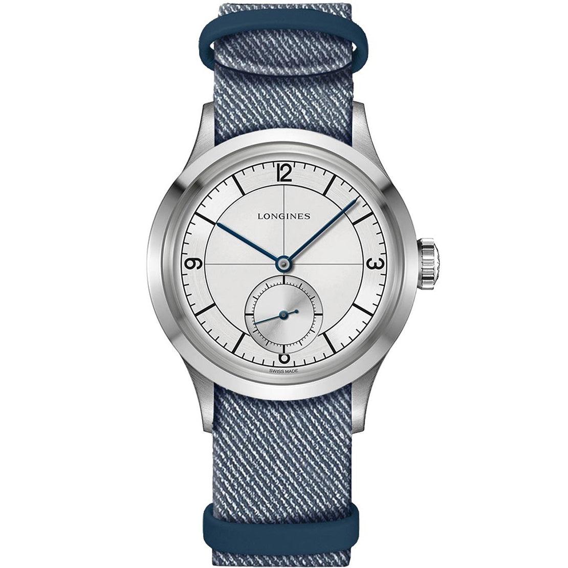 Longines orologio The Longines Heritage Classic 38.5mm argento acciaio automatico L2.828.4.73.0