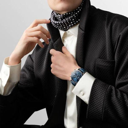 Longines orologio The Longines Master Collection 42mm blu acciaio uomo cronografo automatico L2.759.4.92.0