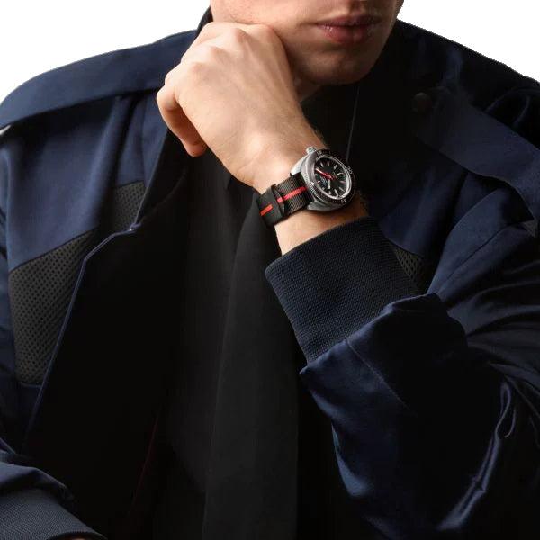 Longines orologio Ultra-Chron Box Edition 43mm nero automatico acciaio L2.836.4.52.9