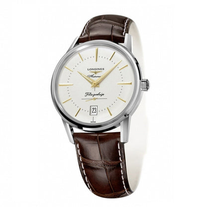 Longines orologio uomo Flaghsip Heritage 38,5mm automatico acciaio L4.795.4.78.2