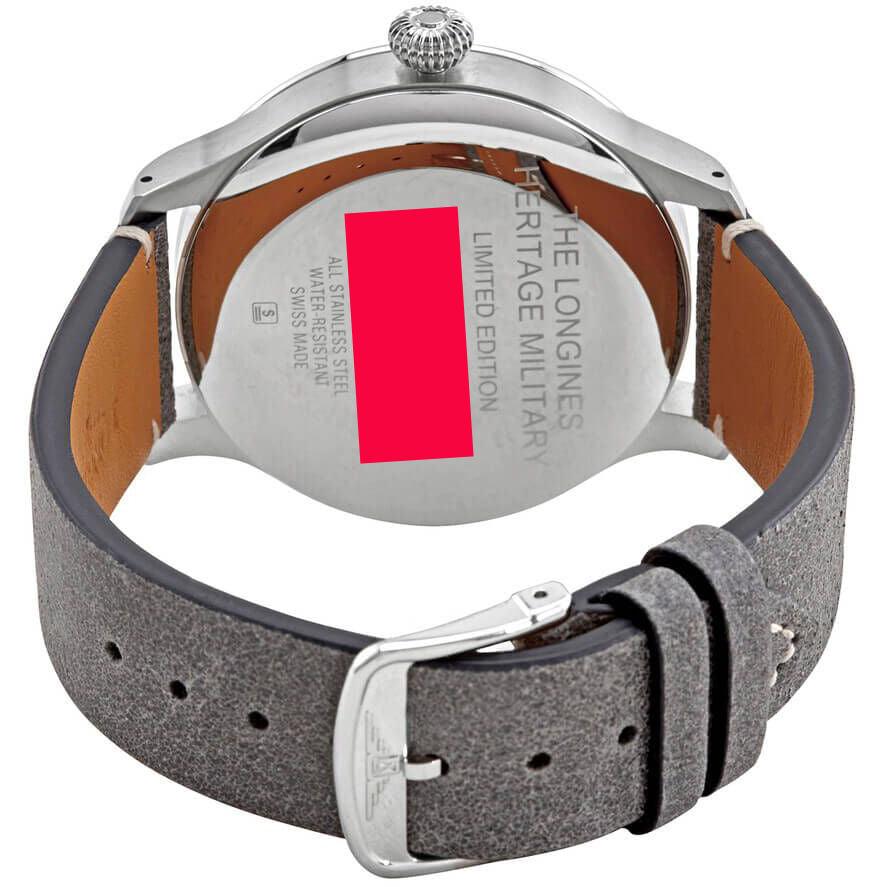 Longines orologio uomo Heritage Military 43mm acciaio carica manuale L2.826.4.53.2