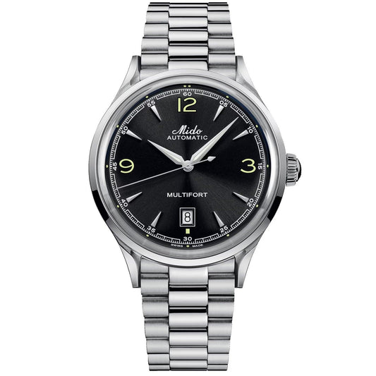 Mido orologio Multifort Powerwind 40mm nero automatico acciaio M040.407.11.057.00