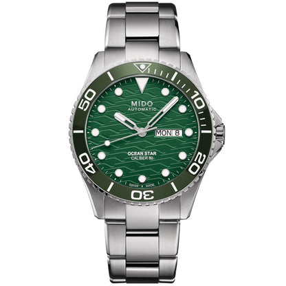 Mido orologio Ocean Star 200C 42,5mm verde automatico acciaio M042.430.11.091.00