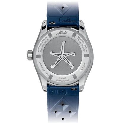 Mido orologio Ocean Star Decompression Worldtimer Special Edition 40mm blu automatico acciaio M026.829.17.041.00