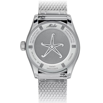 Mido orologio Ocean Star Decompression Worldtimer Special Edition 40mm blu automatico acciaio M026.829.17.041.00