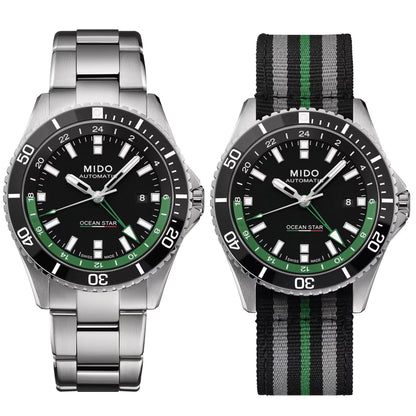 Mido orologio Ocean Star GMT 44mm nero automatico acciaio Limited Edition 000/250 M026.629.11.051.03