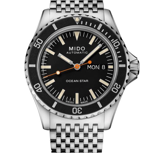 Mido orologio Ocean Star Tribute nero 41mm automatico special edition 75th anniversary doppio cinturino M026.830.11.051.00