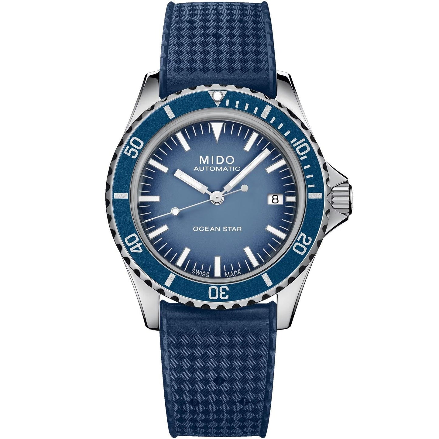 Mido orologio Ocean Star Tribute Special Edition 40mm blu automatico acciaio M026.807.11.041.01
