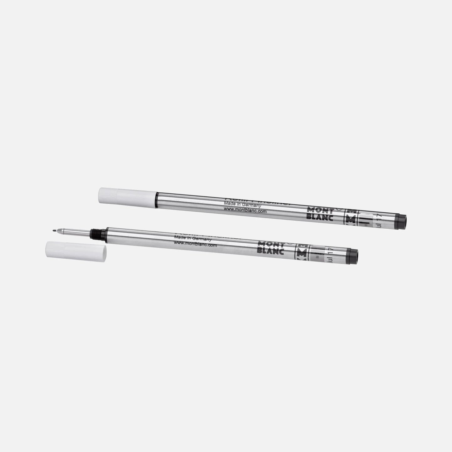 Montblanc 2 refill per fineliner punta M Mystery Black nero 128246