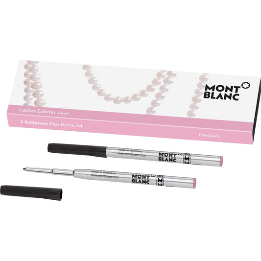 Montblanc 2 refill per penna a sfera (M) Ladies Edition Pearl Pink ( rosa ) 118886