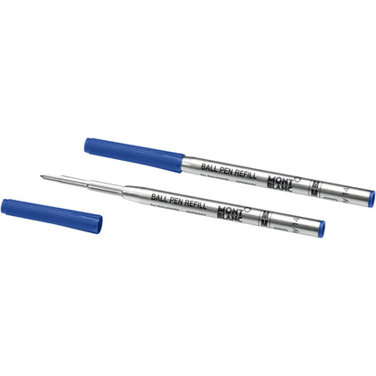 Montblanc 2 refill per penna a sfera punta M Royal Blue blu 128214