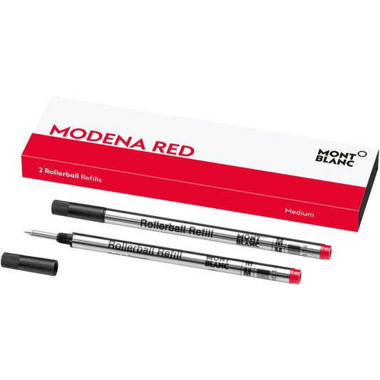Montblanc 2 refill per roller (M) rosso Modena 124517