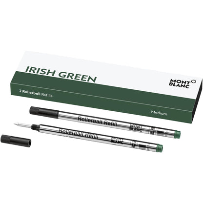 Montblanc 2 refill per roller punta M Irish Green verde 128235