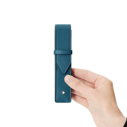 Montblanc astuccio per 1 strumeno da scrittura Meisterstück Selection Soft ottanio 131270