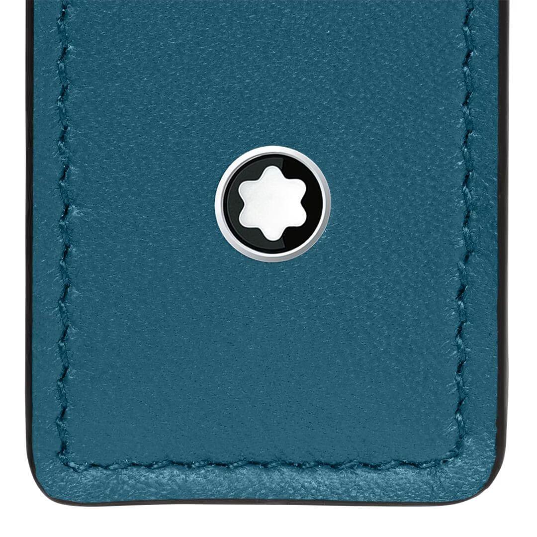 Montblanc astuccio per 1 strumeno da scrittura Meisterstück Selection Soft ottanio 131270