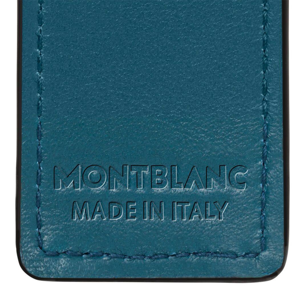 Montblanc astuccio per 1 strumeno da scrittura Meisterstück Selection Soft ottanio 131270