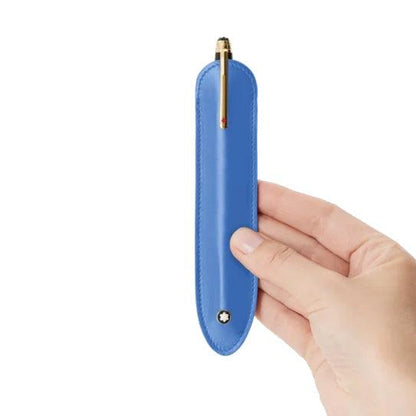 Montblanc astuccio per 1 strumento da scrittura Meisterstück Dusty Blue 198340