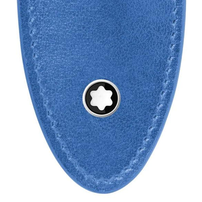 Montblanc astuccio per 1 strumento da scrittura Meisterstück Dusty Blue 198340